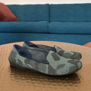 Rothy's Green Camouflage Loafer